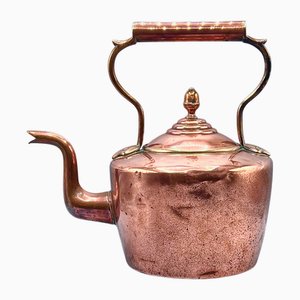 Large English George III Copper Kettle, 1800