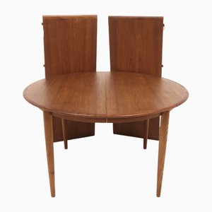 Teak Dining Table by Yngvar Sandström for Nordiska Kompaniet, Sweden, 1960 by Yngvar Sandström