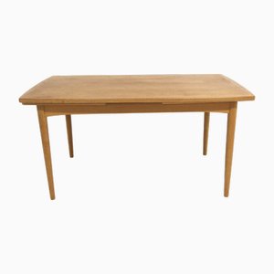 Oak Wallet Dining Table, Sweden, 1960s