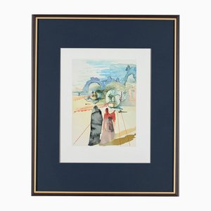 Salvador Dali, Geiz und Verschwendung, 1960, Holzschnitt, gerahmt