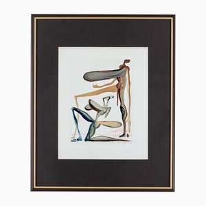 Salvador Dali, Prodigality, 1960, Woodcut Print, Framed