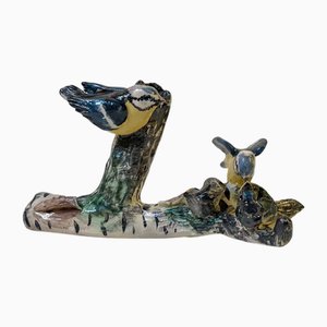 Portapenne Micro-Cosmos in ceramica, anni '80