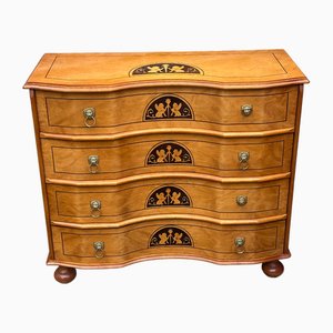 Cassettiera vintage in legno, anni '60