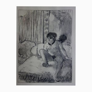 Edgar Degas, Nudo di donna che riposa, Incisione originale, 1935