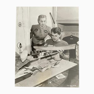 JW Pub, Jane Wyman and Sanzo Mari, 1940, Silver Print