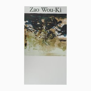 Zao Wou-Ki, Abstract Landscape, Lithograph