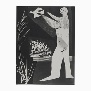 Pablo Picasso, The Man with the Bird, Collotype
