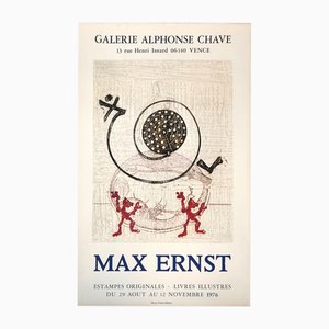 Max Ernst, Chave Gallery Poster on Arches, 1976, Paper
