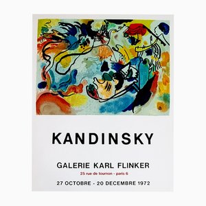 Kandinsky, Flinker Gallery, 1972, Lithograph