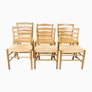 Kirchenstühle aus Eiche von Kaare Klint, 1960er, 6er Set