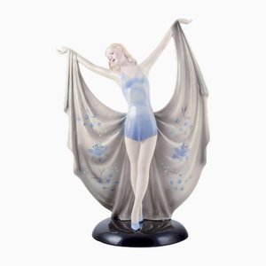 Grande Sculpture Art Déco en Céramique, Autriche