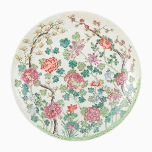 Large Chinese Porcelain Dish with Famille Rose