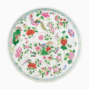 Large Porcelain Dish with Famille Rose