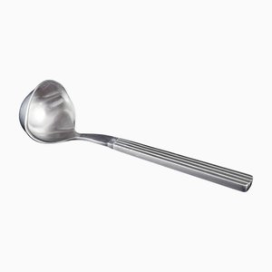 Dänische Sterling Silber Saucenkelle im Bernadotte Muster von Sigvard Bernadotte für Georg Jensen, 1940er