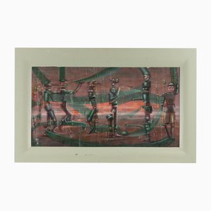 Franz Bayer, Story of the Soldier, 1975, Oil