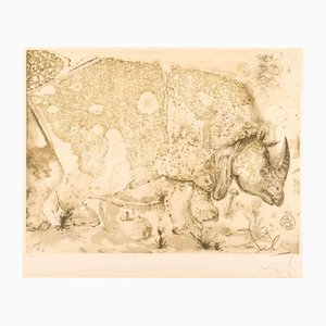 Le Rhinoceros, 1970, Litografia