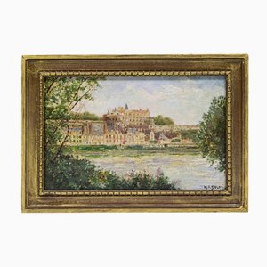 Hippolyte Camille Delpy, French Landscape, 1800s, Oil, Framed