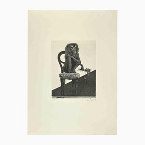 Leo Guida, The Monkey, 1972, Etching