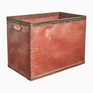 Antique French Textile Storage Box, 1950s