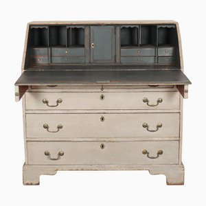 Englischer bemalter Sekretär aus Eiche