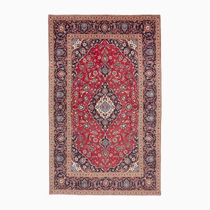 Middle Eastern Hand-Knotted Kashan Rug