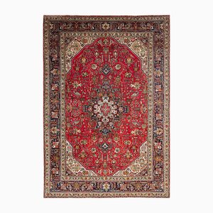 Middle Eastern Hand-Knotted Tabriz Rug