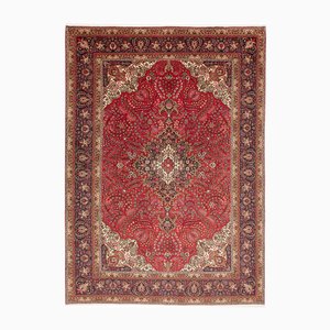 Middle Eastern Hand-Knotted Wool Tabriz Rug