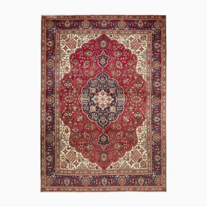 Middle Eastern Hand-Knotted Tabriz Rug