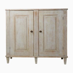 Antique Gustavian Handmade Sideboard, Northern Sweden, 1820