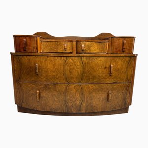 Art Deco Cabinet in Walnut, 1930s