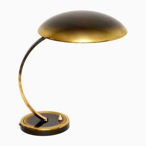 Lampada da scrivania Bauhaus vintage in ottone di Christian Dell per Kaiser Leuchten, 1960
