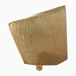 Vintage Vase aus glasiertem Steingut, 1980er