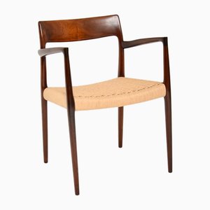 Vintage Danish Model 57 Chair by Niels Moller, 1960