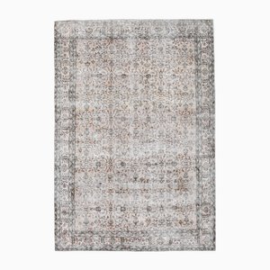 Vintage Faded Rug in Wool, 1960s