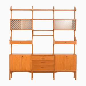 Modernes skandinavisches Mid-Century Bücherregal aus Teak von Eidsvoll Møbelfabrikk, Norwegen, 1970er