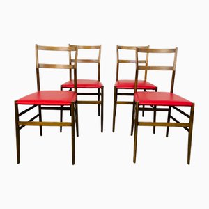 Superleggere Chairs by Gio Ponti for Cassina, 1950s, Set of 4