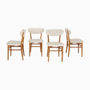 Sillas de comedor serie Triva vintage, años 50. Juego de 4