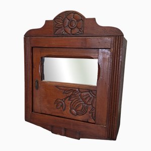 Mobiletto Art Déco in legno, Francia, anni '20-'30