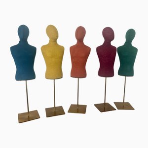 Vintage Colourful Mannequins, 1970s, Set of 5
