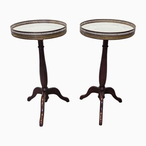 Mesas auxiliares francesas Mid-Century, años 50-60. Juego de 2