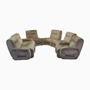 Vintage Italian Modular Sofa, 1960s, Set of 6