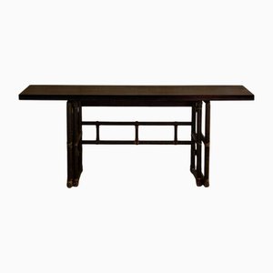 Rectangular Console Table by Lyda Levi for McGuire, 1970s