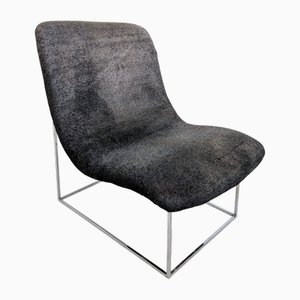 Kleiner Mid-Century Scoop Sessel von Milo Baughman für Thayer Coggin, USA, 1970er