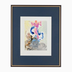 Salvador Dali, The First Sphere, 1960, Woodcut Print, Framed