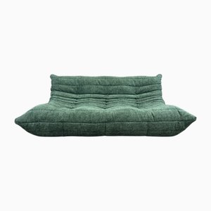 Grünes Togo 3-Sitzer Sofa von Ligne Roset, 2006er
