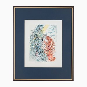 Salvador Dali, Opposition, 1960, Woodcut Print, Framed