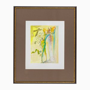 Salvador Dali, The Radiance of Glorious Bodies, 1960, Holzschnitt, gerahmt