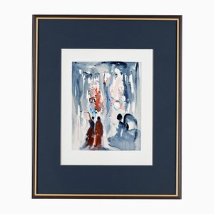 Salvador Dali, Thus Was the Earth Created, 1960, Woodcut Print, Framed