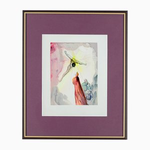 Salvador Dali, Apparition Du Christ, 1960, Woodcut Print, Framed