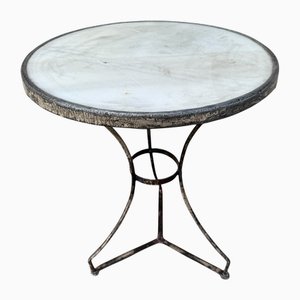 Vintage Pedestal Bistro Table, France, 1900s